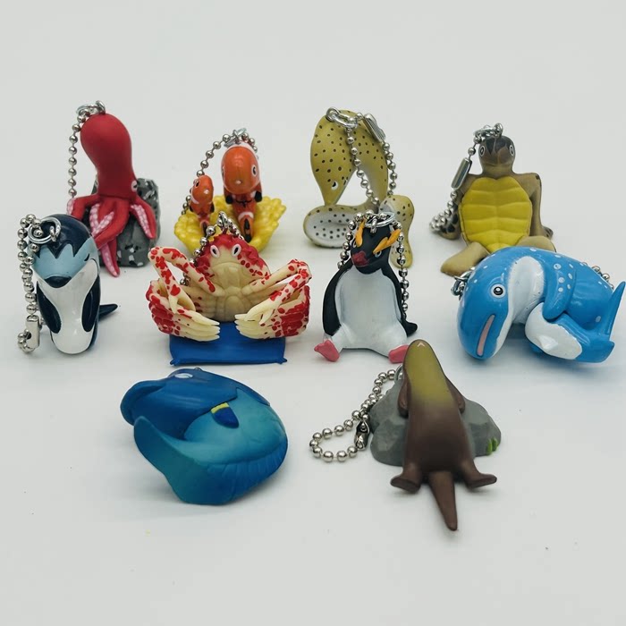 Marine Aquarium Japan - 日本大阪水族館カイユカン限定ガシャポンリアルな海洋動物フィギュアペンダントオーナメント、オリジナルボックスなし
