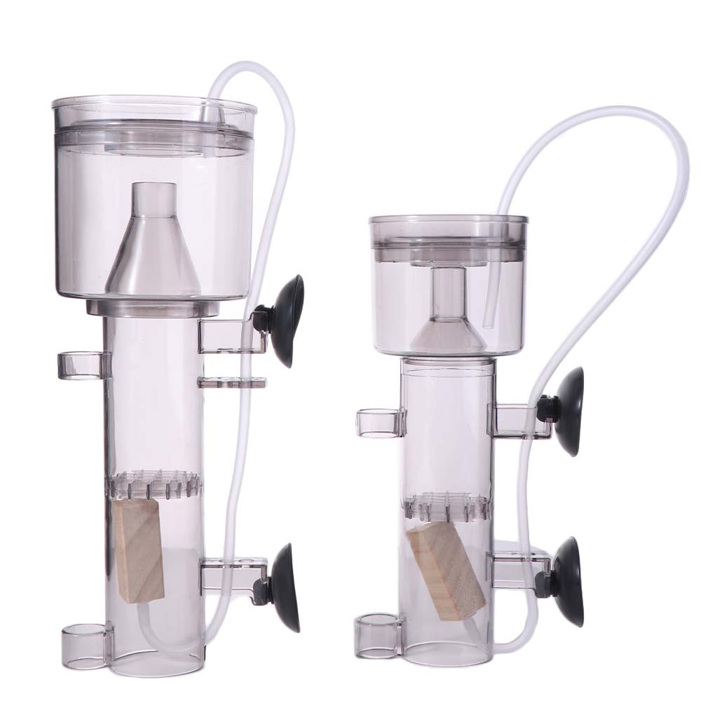 Calcium Reactor Media - 吸盤式水槽プロテインスキマー プラスチック製 木製エアストーン付き 空気圧式フィルター 壁掛け式 空気圧式プロテインセパレーター