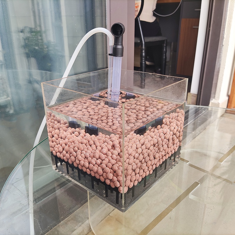 透明アクリル製エビ水槽フィルターシステム水槽スクエアUGFボ - Calcium Reactor Media のレビューと価格