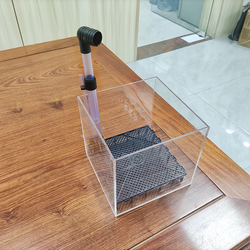 透明アクリル製エビ水槽フィルターシステム水槽スクエアUGFボ - Calcium Reactor Media のレビューと価格