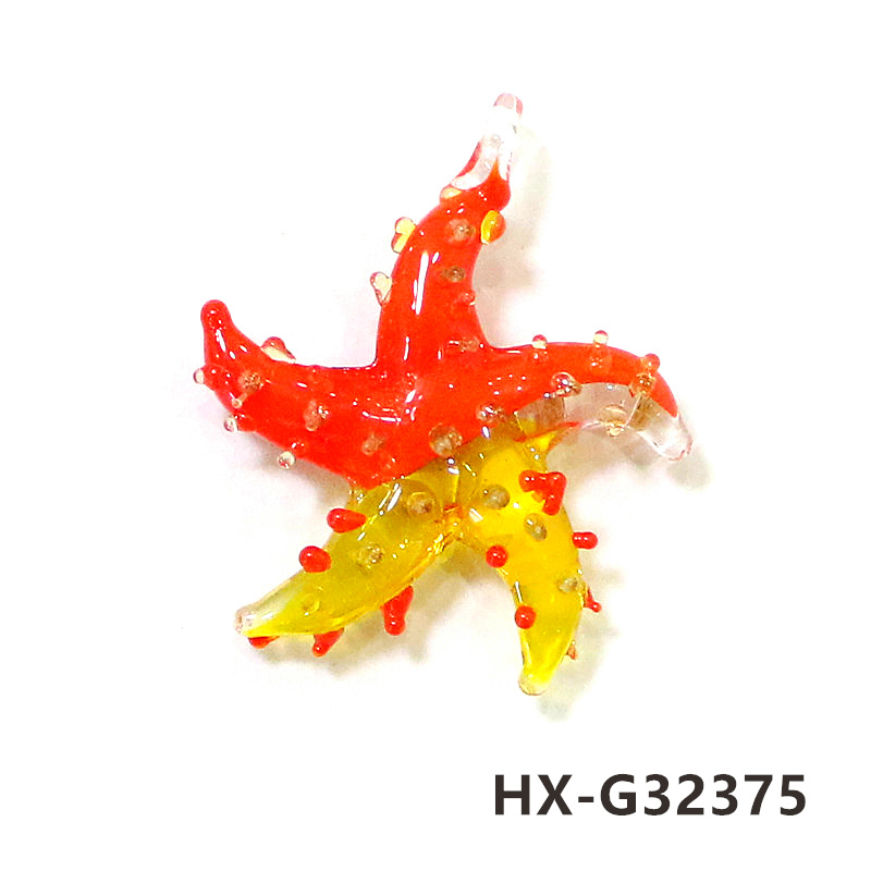 ミニガラスヒトデペンダント カラフル可愛い 手工芸製作 DI - Aquarium Marine Fishes のレビューと価格