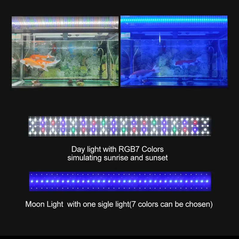 SIROKA高品質IP68防水90CM 48W 5050+2 - Marine Aquarium Hours のレビューと価格