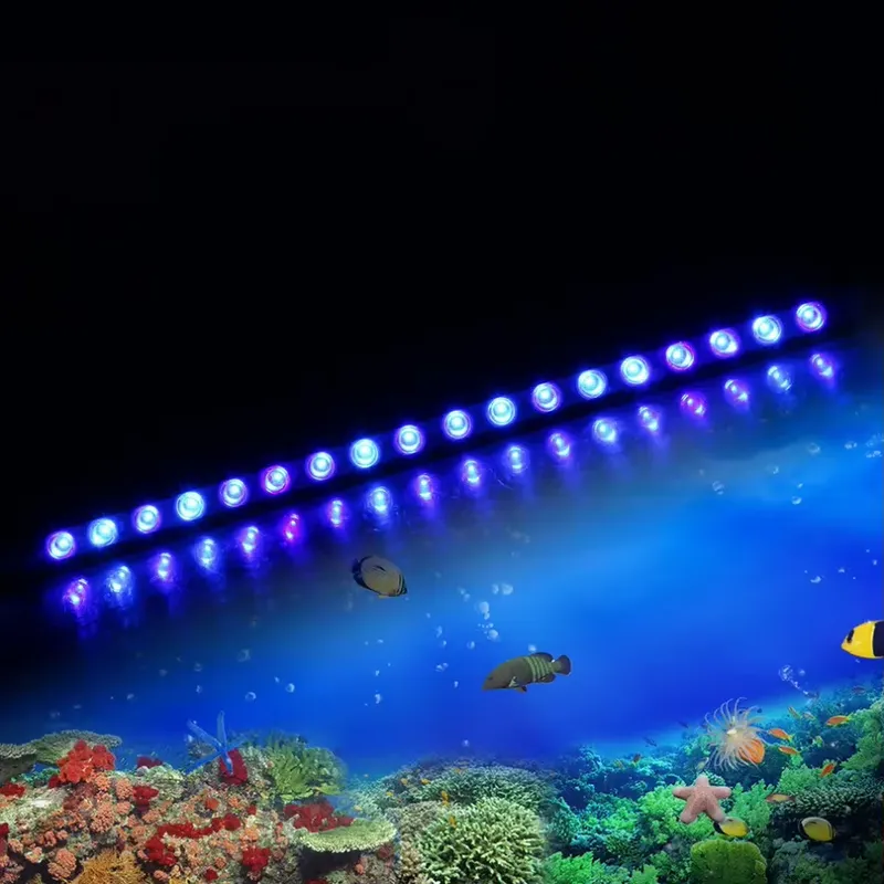 調光機能付きタイマーLED水槽ライト、海水魚・サンゴ礁・水草 - Marine Aquarium Hours のレビューと価格