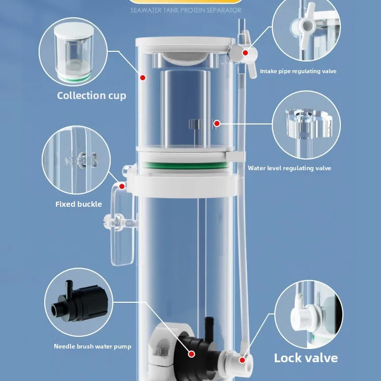 110V-240V対応 新型ミニ水槽プロテインセパレーター  - Calcium Reactor Media のレビューと価格