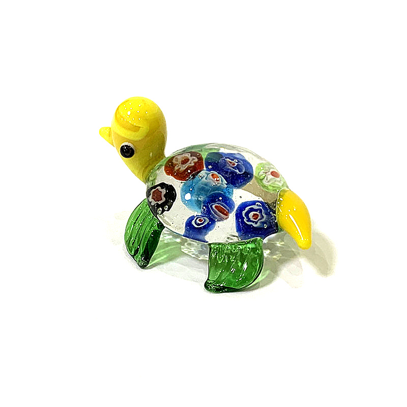 創意的で可愛いガラスのウミガメの小像ミニ海洋動物工芸品置物ホ - Marine Aquarium Europe のレビューと価格