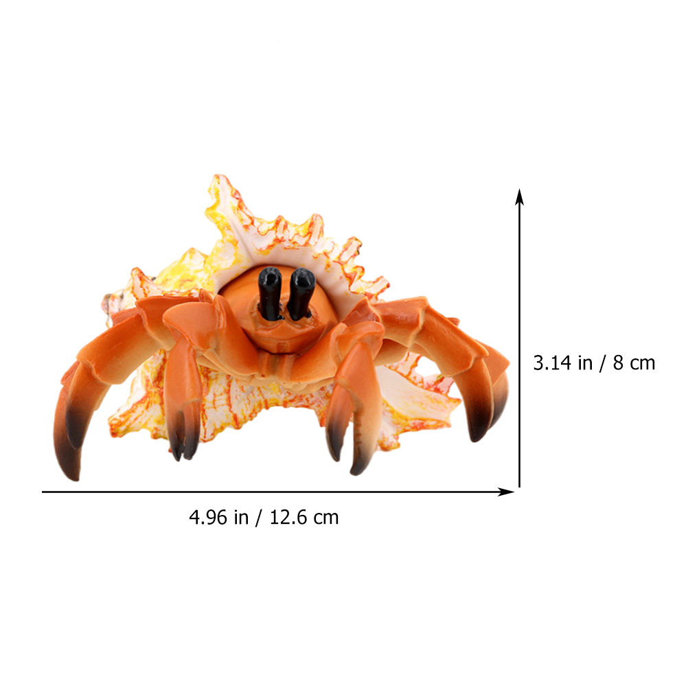 シミュレーションヤドカリ人工パグリアンカニの模型、子供向け教 - Marine Aquarium Europe のレビューと価格