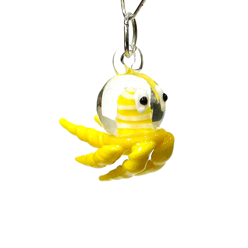 創造的な小型タコガラス魅力かわいい海洋動物ペンダント装飾品は - Marine Aquarium Europe のレビューと価格
