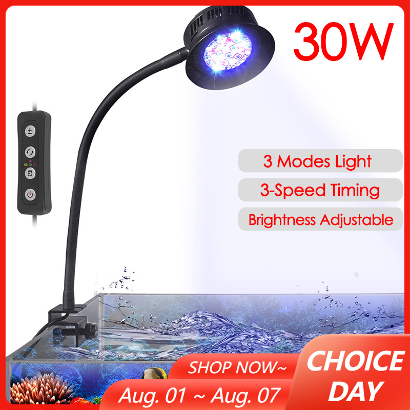 30 ワット水族館の水槽海水海水マリンサンゴ礁 LED と植 - Aquarium Marine Fishes のレビューと価格