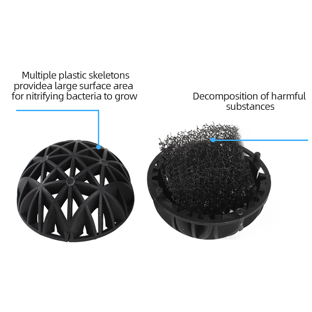 水槽、ウェットおよびドライ水族館用の生物学的ボール、キャニス - Marine Aquarium Filter Media のレビューと価格