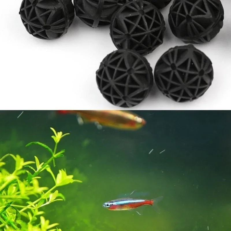 20 個 16 ミリメートル水族館フィルターバイオボールポー - Marine Aquarium Filter Media のレビューと価格
