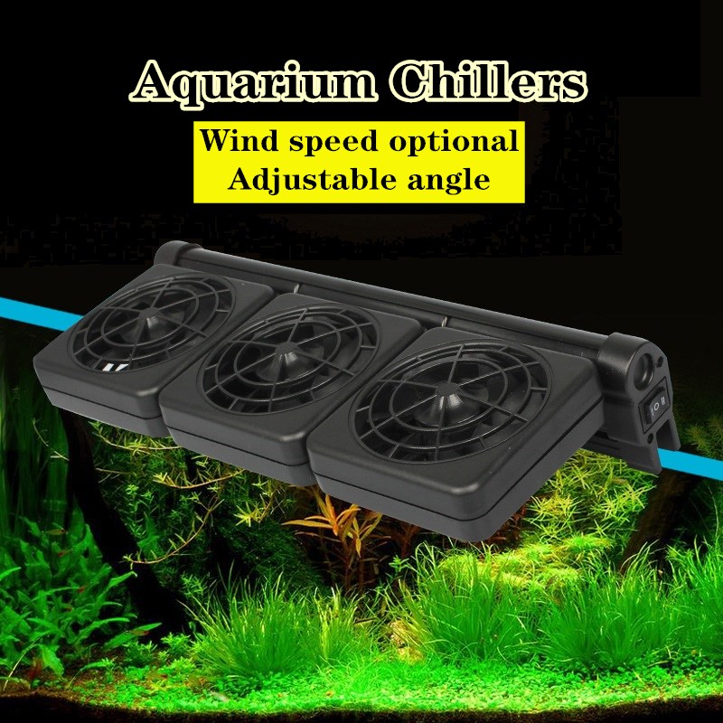 1/2/3/4台の水槽ファンチラー、水温制御機能付き魚タンク - Aquarium Marine Fishes のレビューと価格
